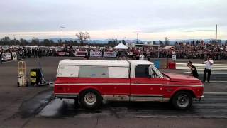 Farm truck and azn at Redding dragstrip 2016.