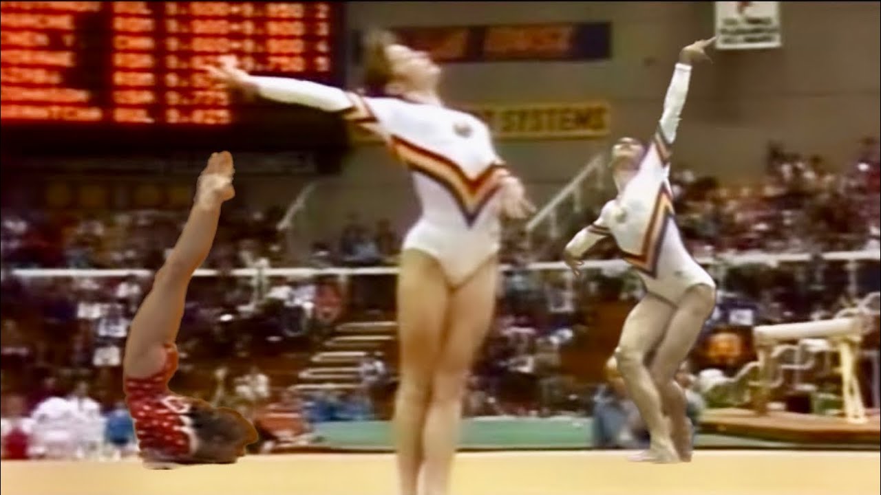 1983 Worlds Event Finals {hybrid coverage} Floor: Retro Rewind