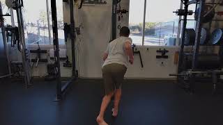 GOATA wall supported isometric drop in with heel support