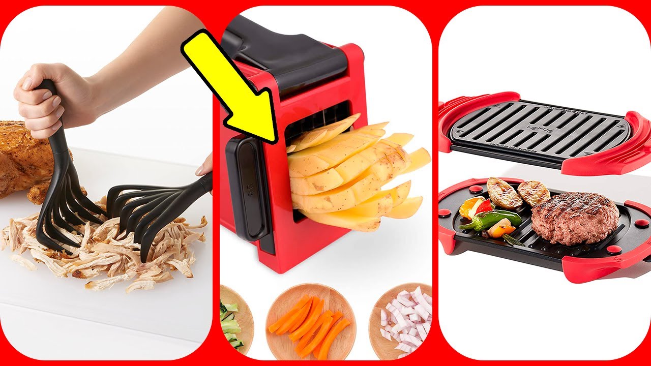 😍 TOP 5+ BEST Kitchen Gadgets & Tools ON AMAZON 👨‍🍳 NEW COOL Kitchen