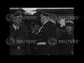 1940 German Chancellor Adolf Hitler and Italian leader Benito Mussolini meet in the Brenner Pass