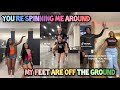 Youre spinning me around  my feet are off the ground   tiktok dance trend compilation 