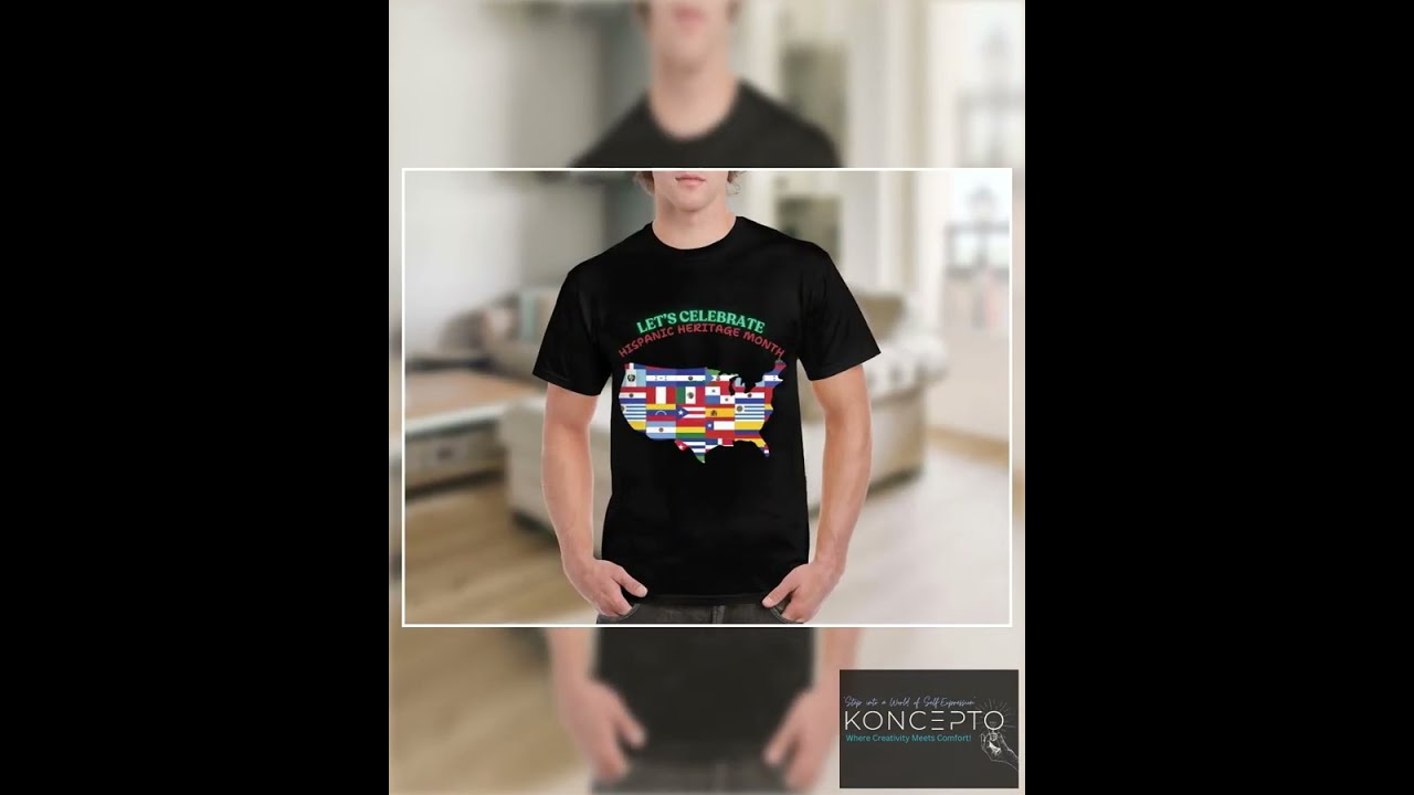 Celebrate Hispanic Heritage Month Colorful T Shirts