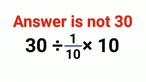 30÷1/10×10 The answer is not 30. Many got it wrong!  Ukraine Math Test #math #percentages #ukraine