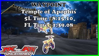 MX vs ATV Unleashed Temple of Apophis Waypoint [500cc] [Race] [8m 15.10s] + [FL] [1m 39.08s] screenshot 2