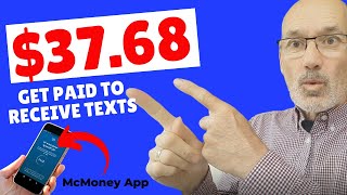 McMoney Payout Proof Make Money Receiving Text Messages
