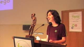 Foro Galego 8 de maio de 2016 Presentación do acto Zeltia Laya Sánchez