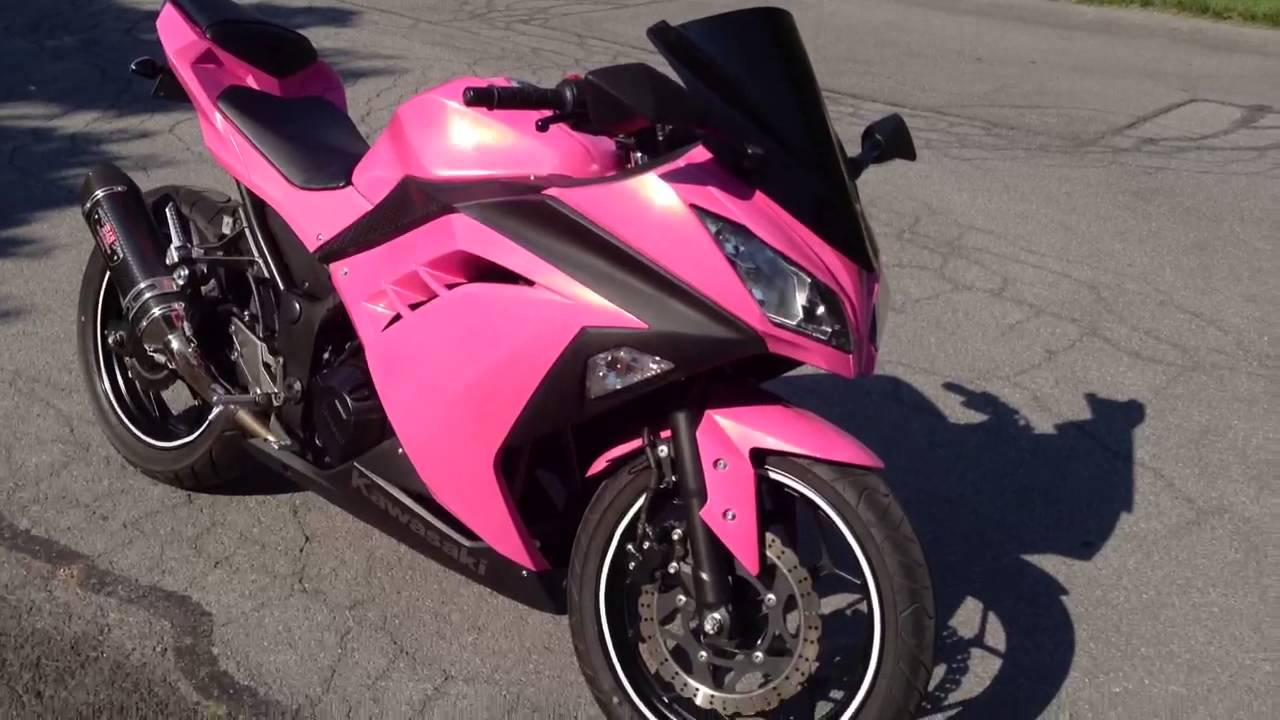 Patent Tale Tranquility Pink 2013 Ninja 300 - YouTube