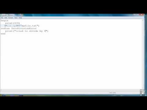 Infinite Skills: Ruby Programming 53 - Handling Exceptions Part 2