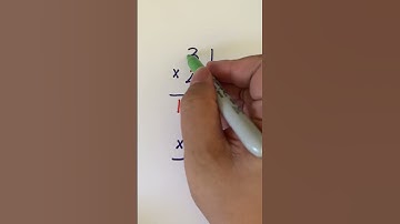 Multiplication Trick | Multiplying 2 digit numbers #multiplication #multiply #shorts