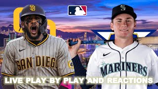 San Diego Padres vs Seattle Mariners Live Play-By-Play & Reactions