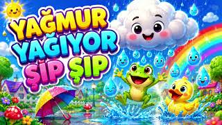 Yağmur Yağıyor Şıp Şıp - Eğlenceli Yağmur Şarkısı 🌧️ Renkli Şarkı Fabrikası