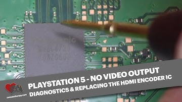 PlayStation 5 No Video - The easy way to replace the Panasonic MN864739 HDMI Encoder on a PS5