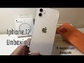 [unboxing] iPhone 12 white & MagSafe case & MagSafe charger / 아이폰 12 화이트 언박싱