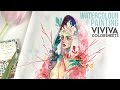 "Gaia" Watercolour Painting with Viviva Colorsheets // Let's talk about Fate
