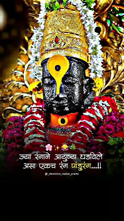 ba vitthala dhav paav re || vitthal status 🙏🌼🙇‍♀️🌿 #vithumauli #panduranga #trending