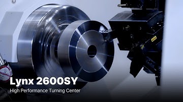 Lynx 2600SYㅣHigh performance turning centerㅣreal cutting (full)