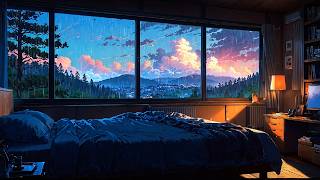 Warm Lights and Rain Beyond the Hills | 10 Hours to Drift Into a Calmer State screenshot 4