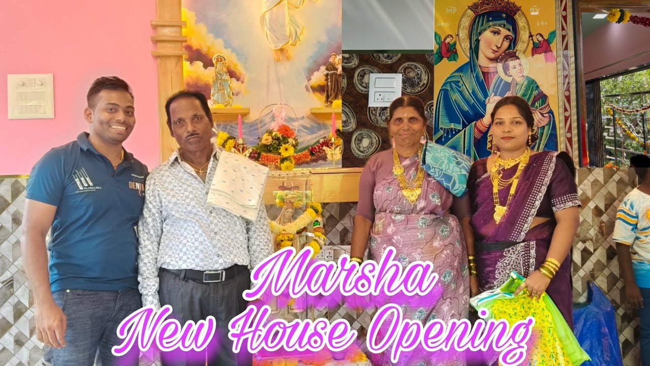 मर्शा फॅमिलीच्या नवीन घराचा उदघाटन सोहळा | Marsha New House Opening Ceremony