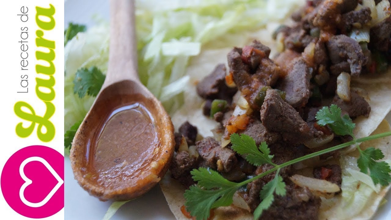 Hígado encebollado - Receta con hígado de res mexican food megamall