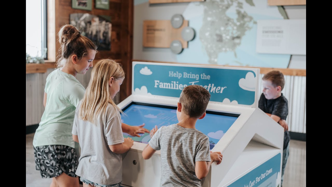 A Dairy Learning Center with Interactive Games Demonstrating Milk’s