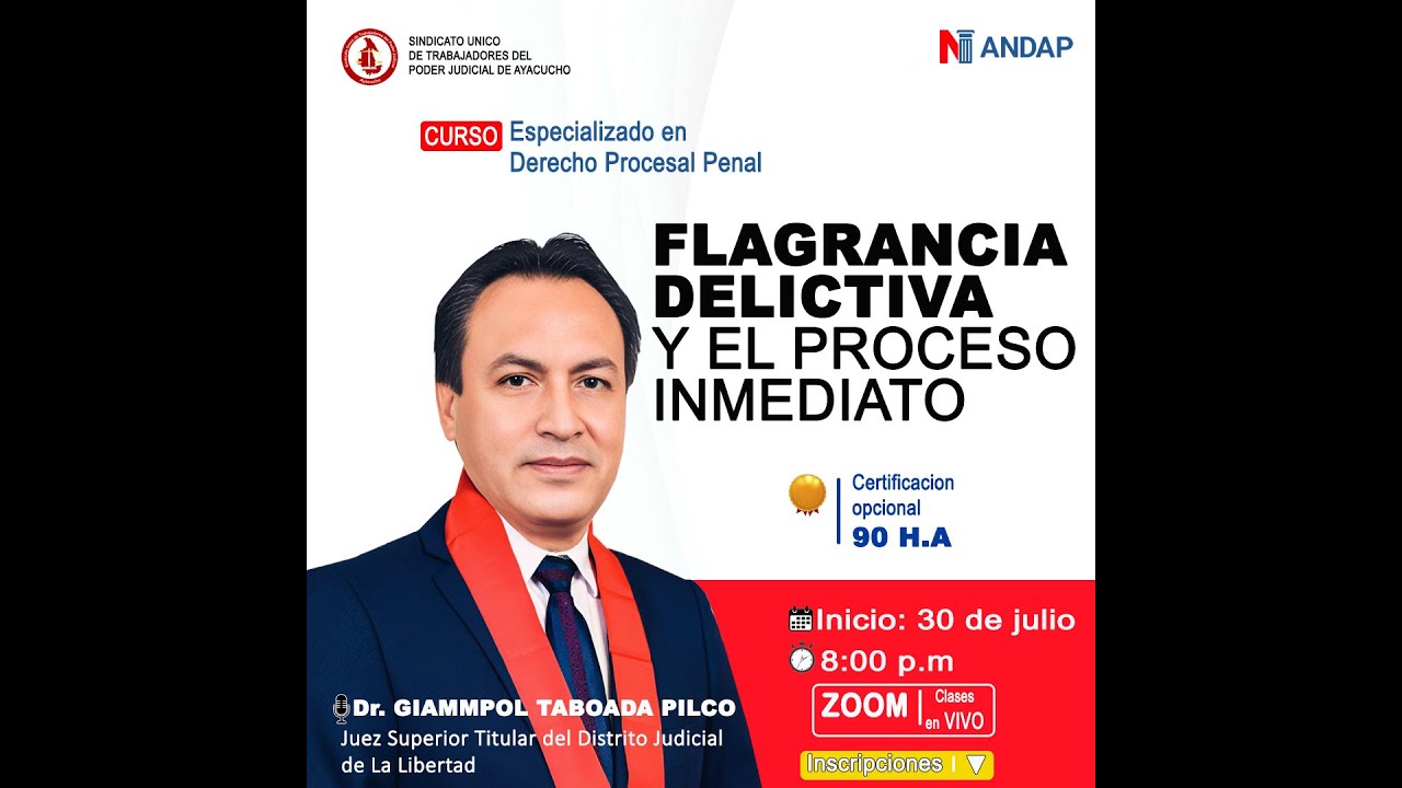 FLAGRANCIA DELICTIVA Y EL PROCESO INMEDIATO