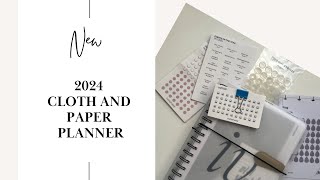 2024 Cloth and Paper planner - Author Life