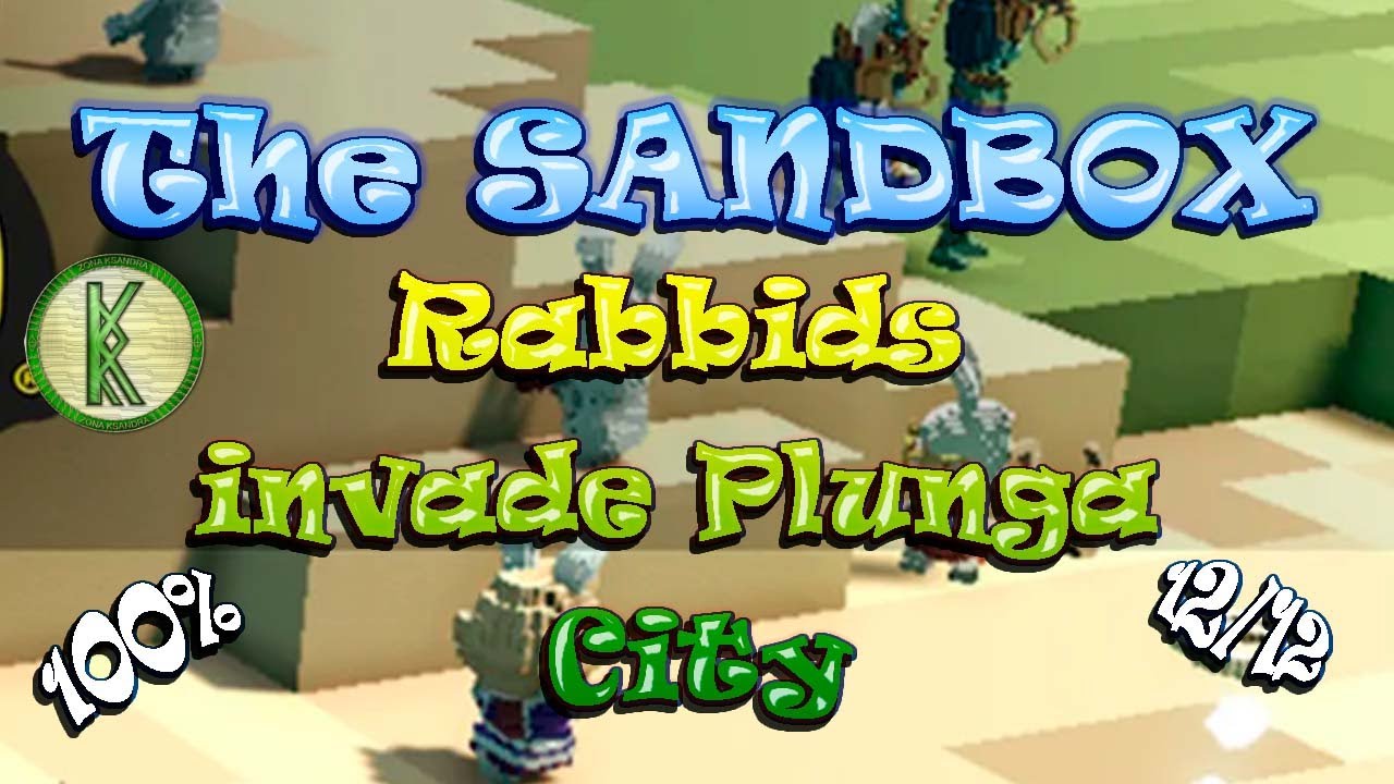 The Sandbox Rabbids invade Plunga City. Прохождение с озвучкой. All Quest 100%. 12/12