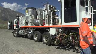 Caltrans Striper Truck - Caltrans District 9 News Dash #3
