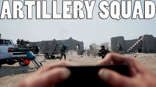 THE MOST EFFECTIVE ARTILLERY POSITION - Squad Middle East Escalation Mod Gameplay