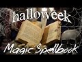 How to Make a Magic Spellbook -Corded Binding-Sewn in Head/tail Bands-(P)leather Bound- ~Halloweek~