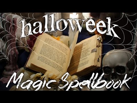 How to make a Spellbook with a MOVING EYE! 