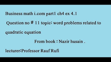 q2ex3.1 business math i.com1 nazir hussain book irfan elahi/stats rauf