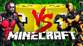 Famous Minecraft: DIRTY LUCKY BLOCK CHALLENGE | Ant-Man VS Ant-Man Wealth