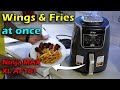 Ninja Air Fryer Real world test. Can it air fry chicken wings and French fries together?