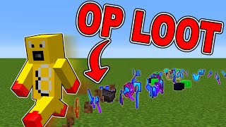 Minecraft, But Sprinting Drops OP LOOT...