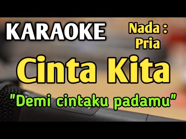 CINTA KITA - KARAOKE || NADA PRIA COWOK || Pop Nostalgia || Amy Search || Live Keyboard class=