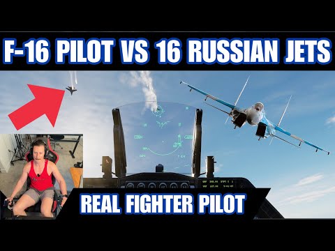 Real F-16 Pilot Dogfights 16 Russian Jets! | Digital Combat Simulator