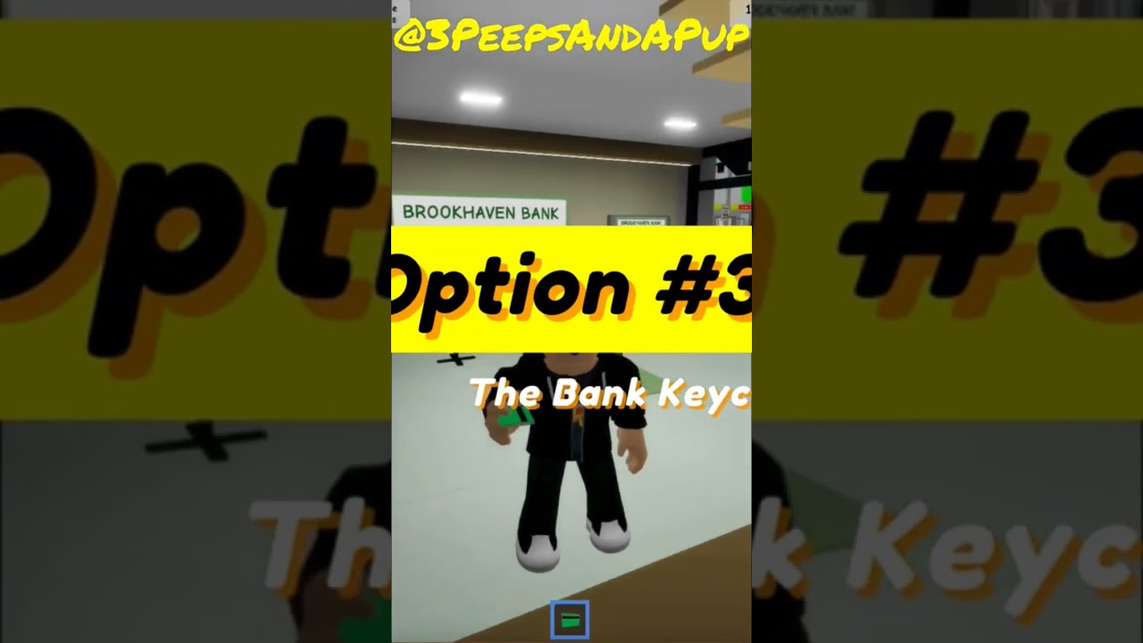 ROB THE BANK in Brookhaven (3 ways) | Roblox 