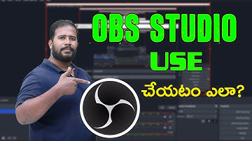 HOW TO USE obs studio main settings full details || IN TELUGU ||