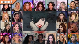 Girls React Chainsaw Man Episode 8 Reaction Mashup チェンソーマン