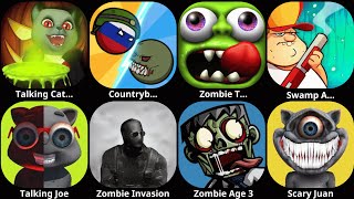Talking Cat Leo Halloween Fun,Countryball War,Zombie Tsunami,Talking Joe,Zombie Invasion,Scary Juan screenshot 5