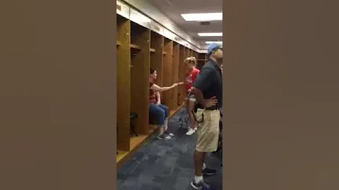 Inside visitors clubhouse Wrigley Field July 11, 2016