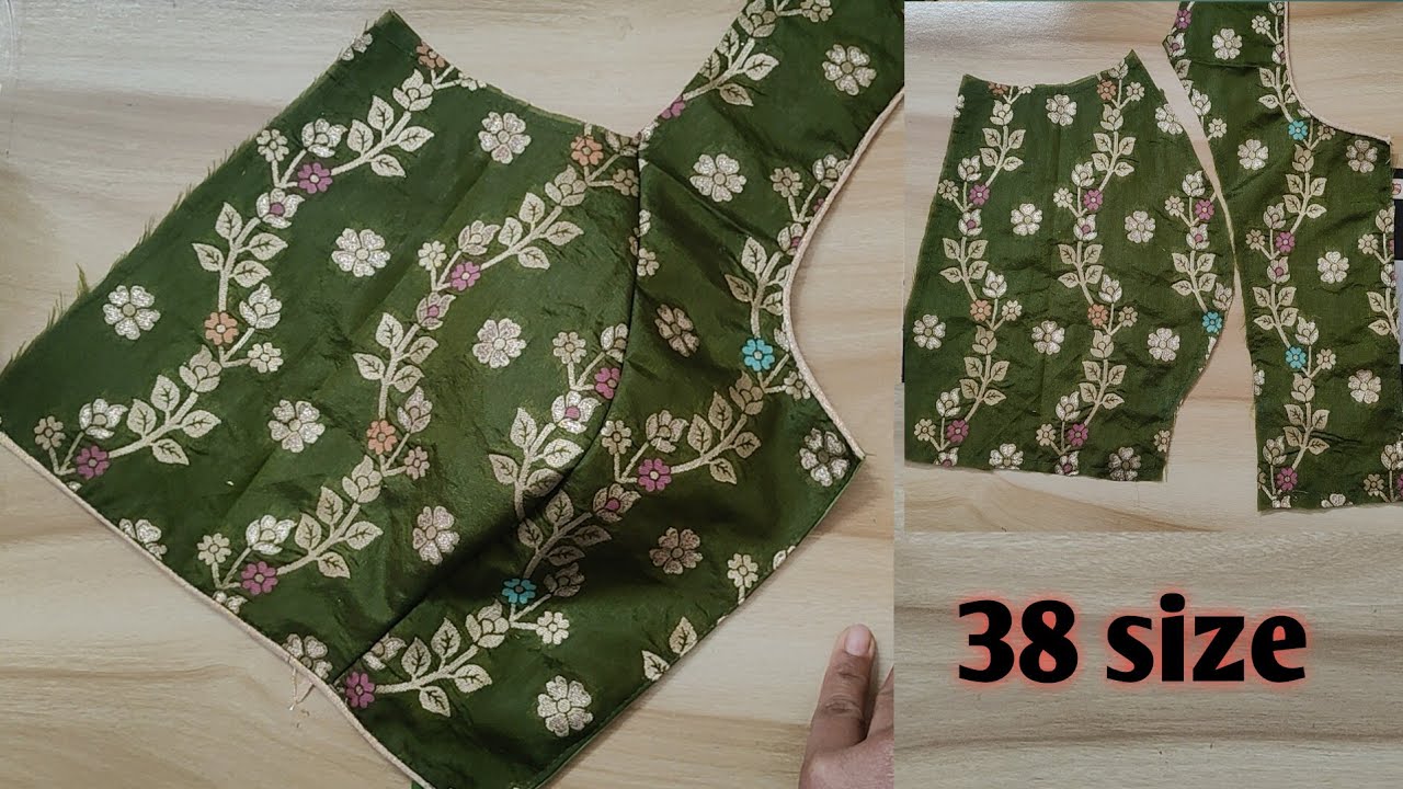 38 size princess cut blouse cutting and stitching । princess cut blouse cutting and stitching 