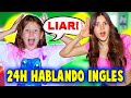 24 HORAS HABLANDO INGLES - Nuestra Hija de 8 años nos Reta! | Yippee Family