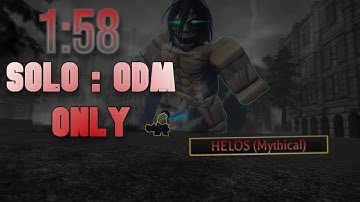 Solo ODM Only Aberrant Raid : AOTR