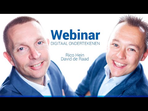 Webinar Digitaal ondertekenen