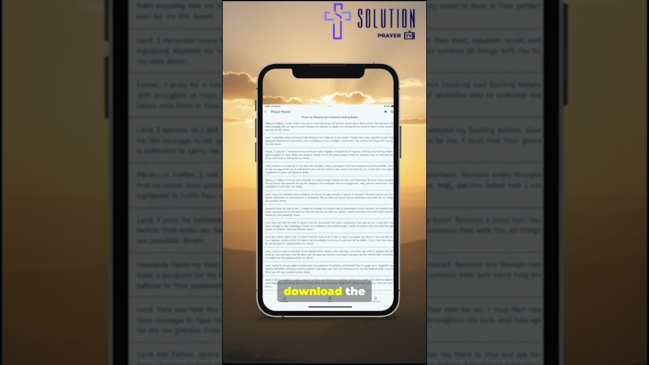 Prayer of The Day | Thursday 22nd, January 2026 | Solution Prayer App 