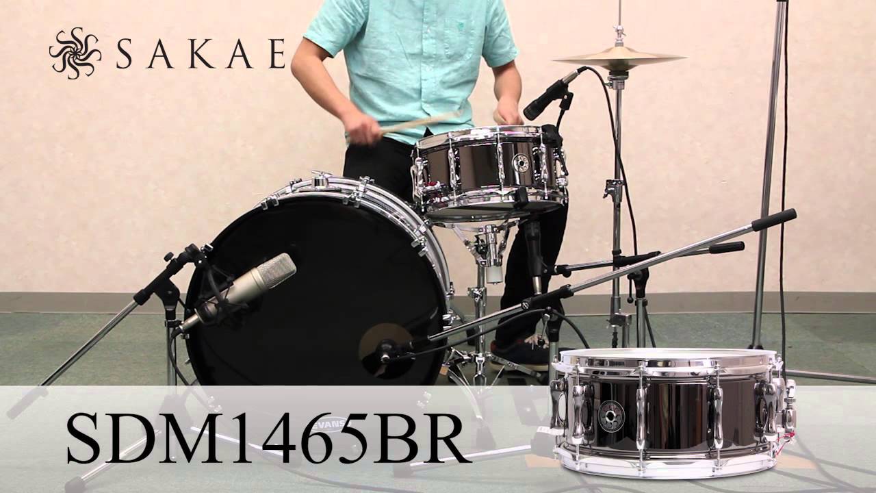 SAKAE スネア SDM1465BR - YouTube SAKAE スネア SDM1465BR - YouTube