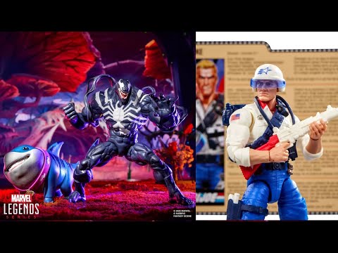 New Marvel Legends Venom Jeff Land Shark, Gijoe Duke exclusive
